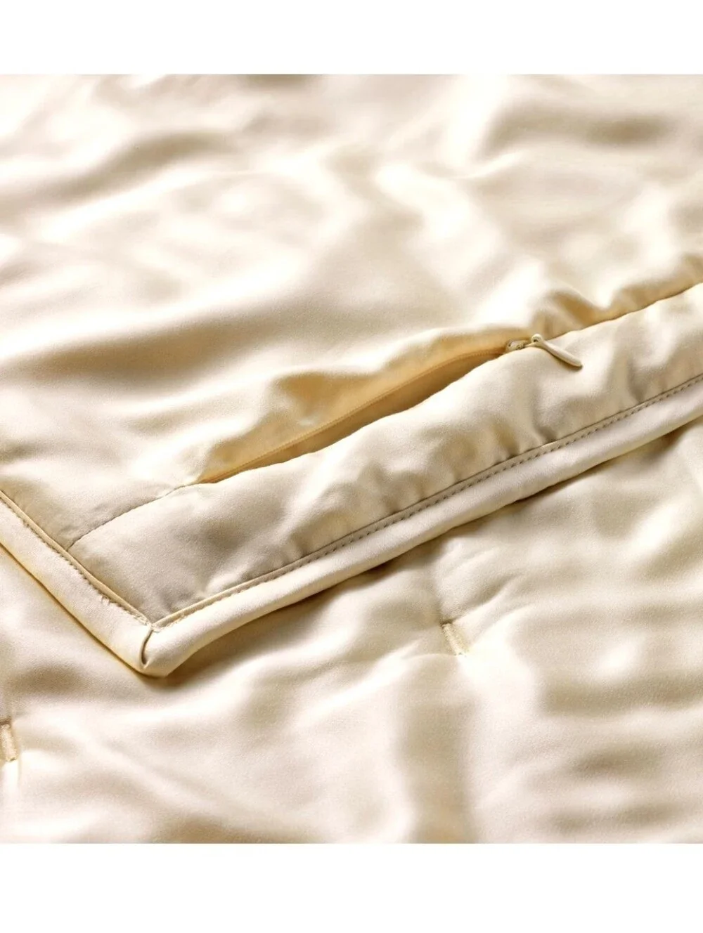 King Rayon from Bamboo Quilt Pillow (2) Sham Ivory - Casaluna™